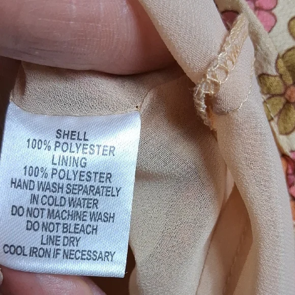 Cotton Candy Pink and Orange Halter Sundress - Picture 7 of 12